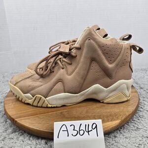 Reebok Mens 9.5 Kamikaze 2 Veg Tan Leather Casual Lifestyle Retro Sneaker BS9669